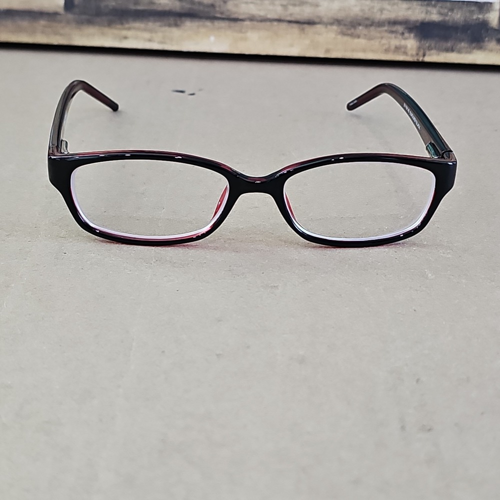 Jubilee J5785 Eyeglasses Frames Burgundy/Black Rectangular Full Rim 51-16-140